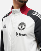 Veste de survêtement Manchester United 2024/2025 - Blanc/Noir