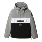 Anorak Napapijri Rainforest Block - Gris/Noir/Blanc