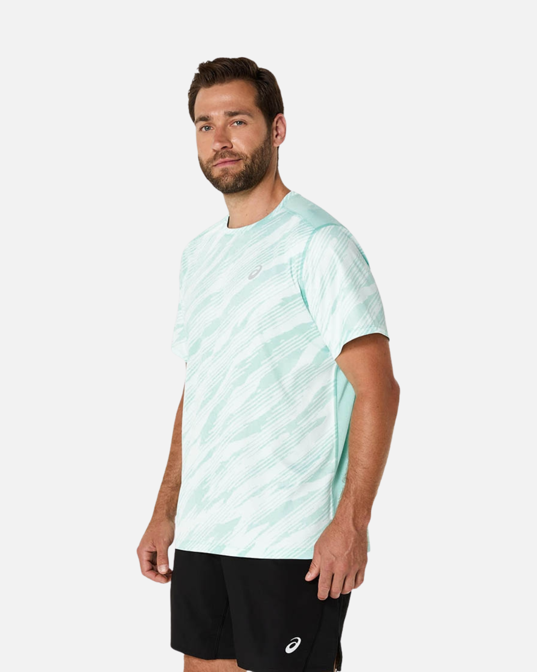 T-Shirt Asics Core All Over Print - Vert