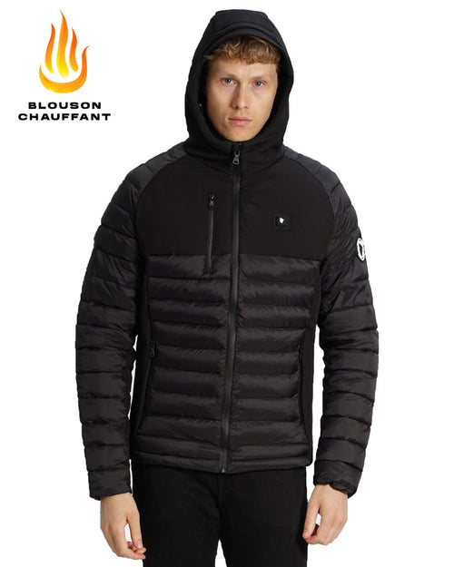 Blouson chauffant Comme des Loups Apsen - Noir