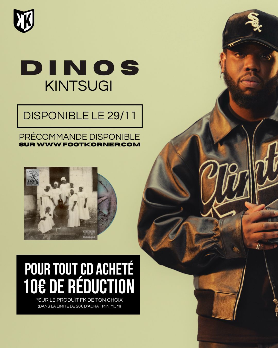 Album CD Dinos - Kintsugi