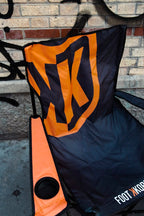 Chaise Pliante FK II  - Noir/Orange