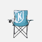 Chaise Pliante FK II - Bleu/Blanc