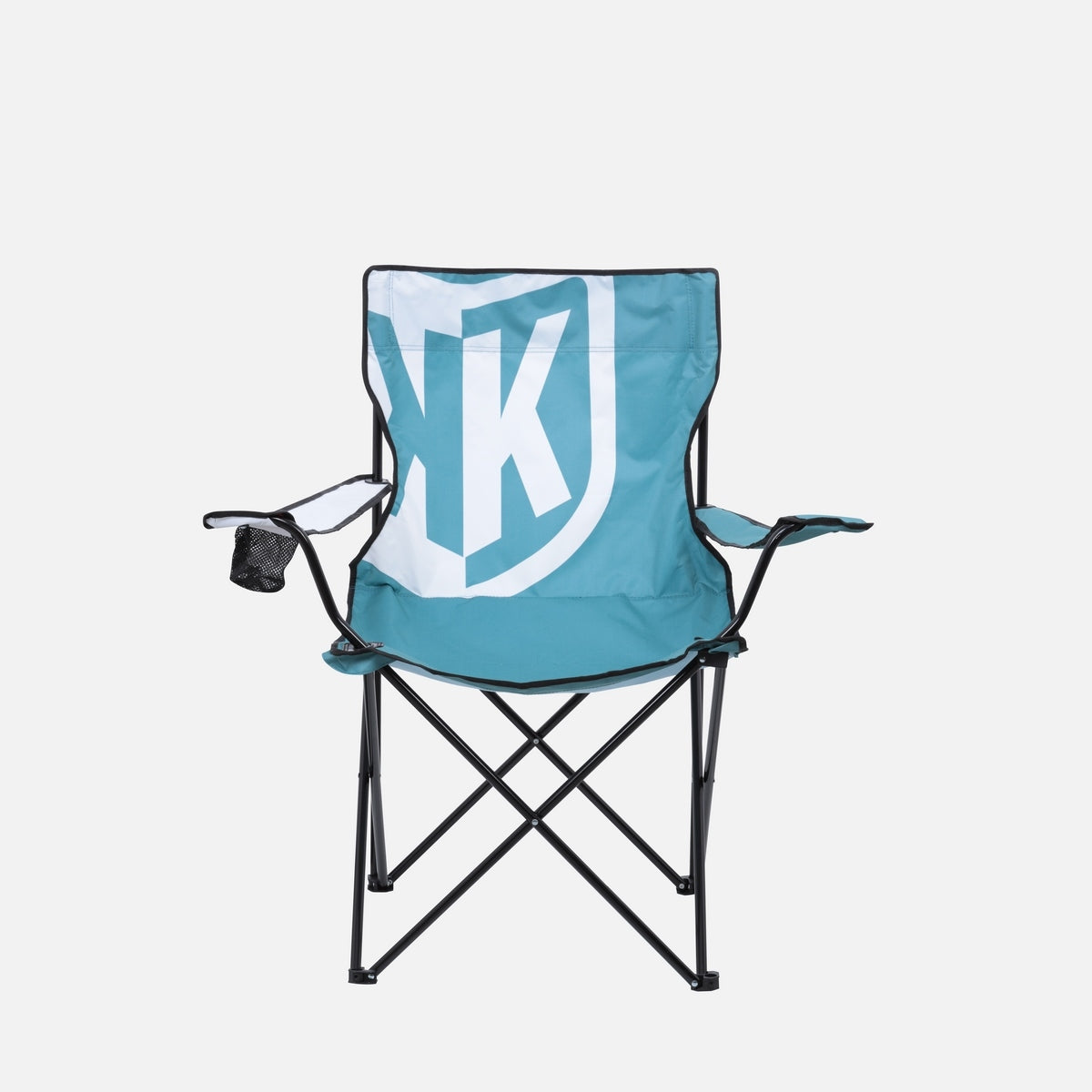 Chaise Pliante FK II - Bleu/Blanc