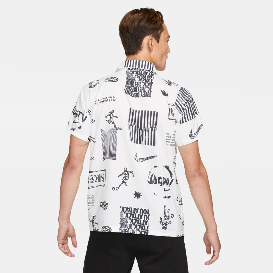 Chemise Nike FC Joga Bonito - Blanc/Noir