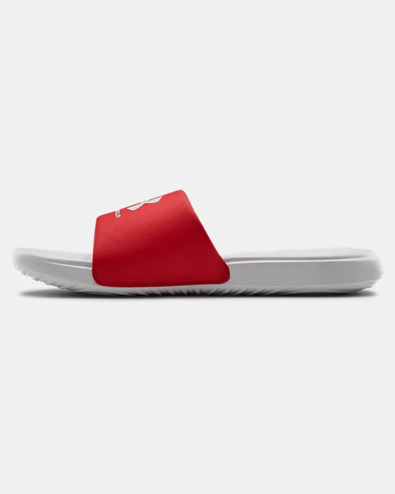 Claquette Under Armour UA Ansa Fixed - Blanc/Rouge