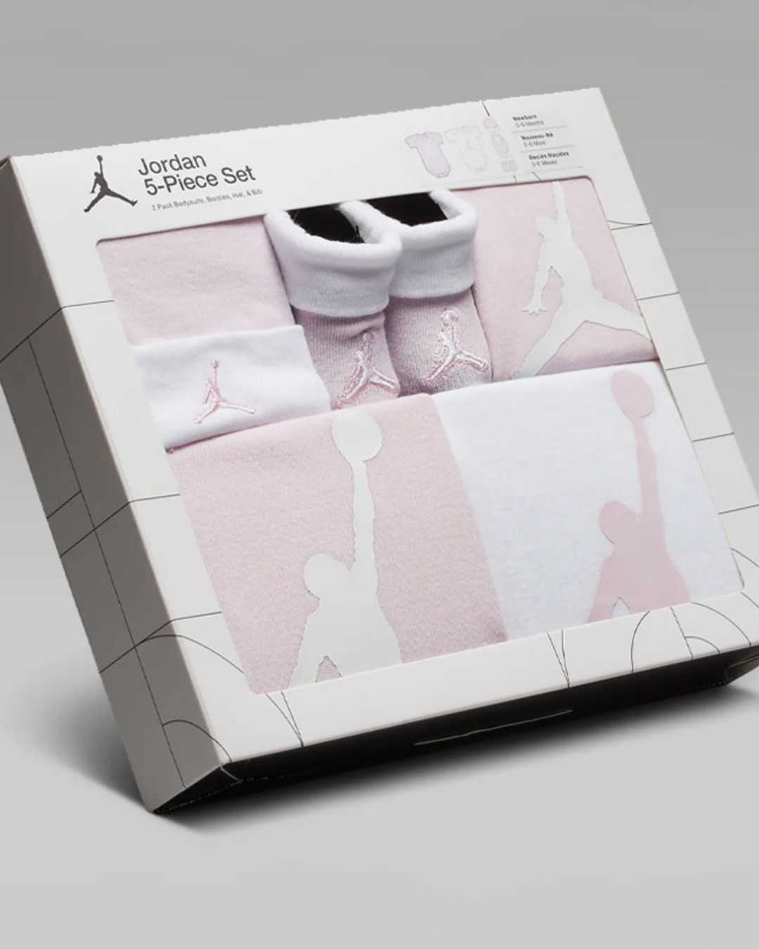 Coffret naissance Nike Jordan Bébé Fille - Rose/Blanc