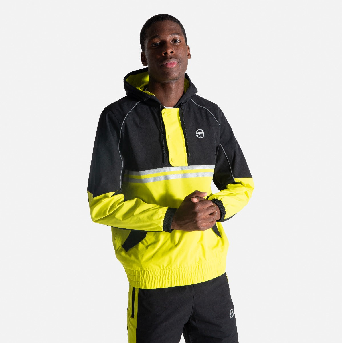 Coupe-Vent Sergio Tacchini Netem - Noir/Jaune