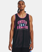 Débardeur réversible Under Armour Baseline - Noir/Rose