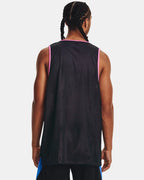 Débardeur réversible Under Armour Baseline - Noir/Rose