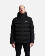 Doudoune avec cagoule intégrée Helvetica Sniper - Noir