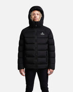 Doudoune avec cagoule intégrée Helvetica Sniper - Noir