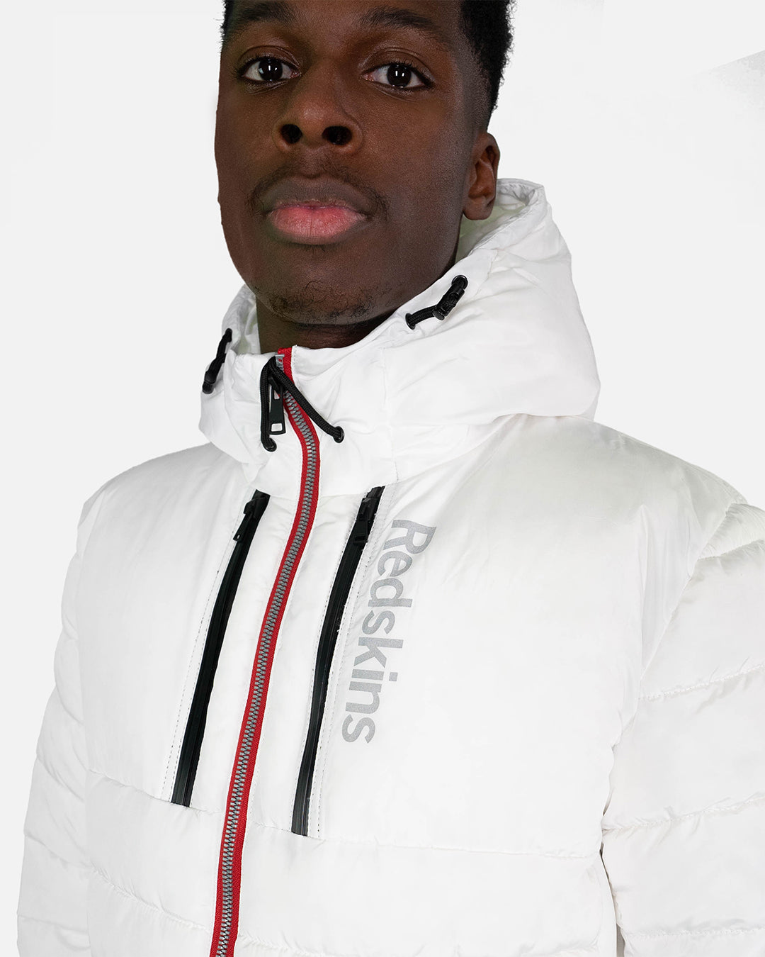 Doudoune longue Redskins Darren Swell - Blanc