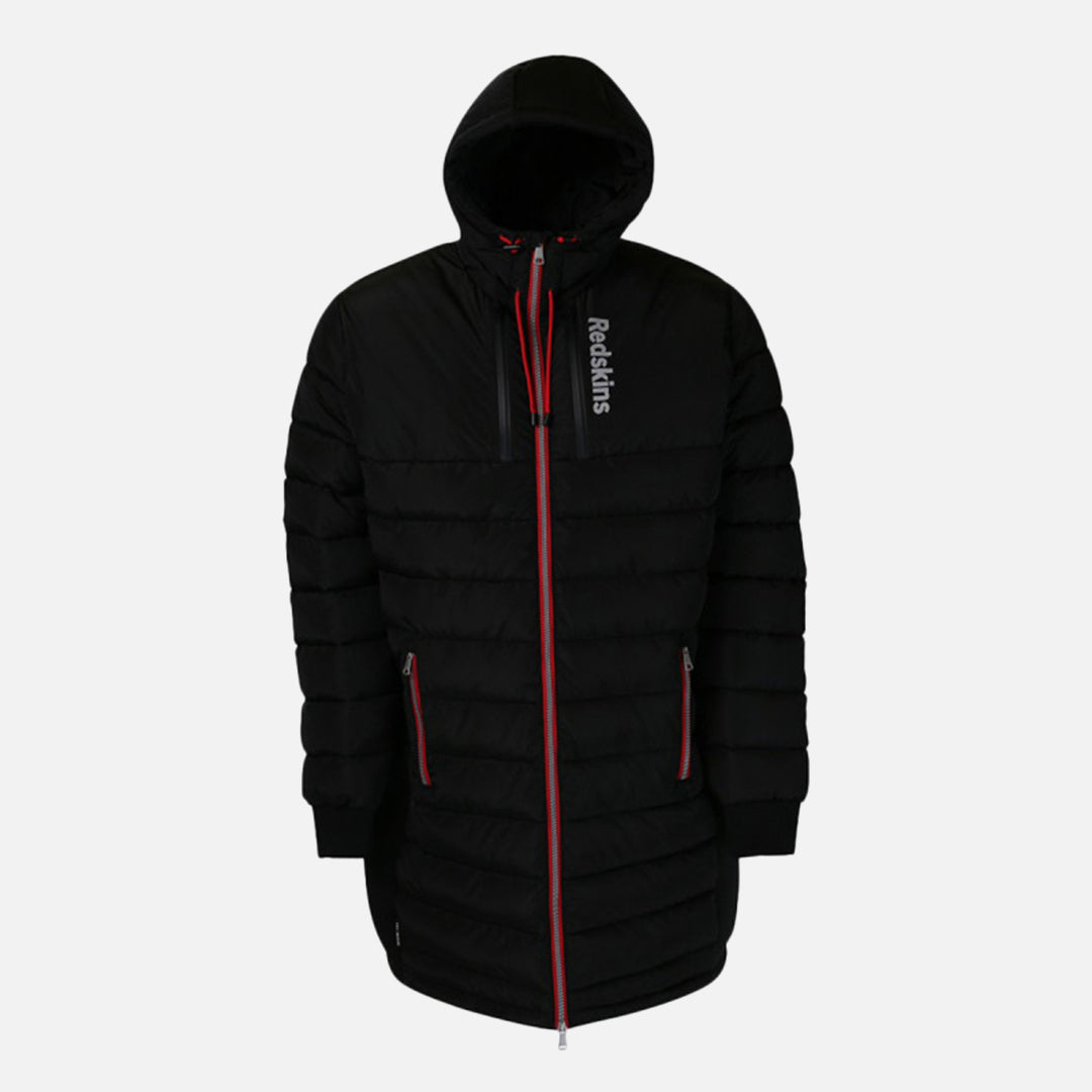 Doudoune longue Redskins Darren Swell - Noir/Rouge