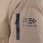 Doudoune longue Redskins Layer Cake - Beige/Noir