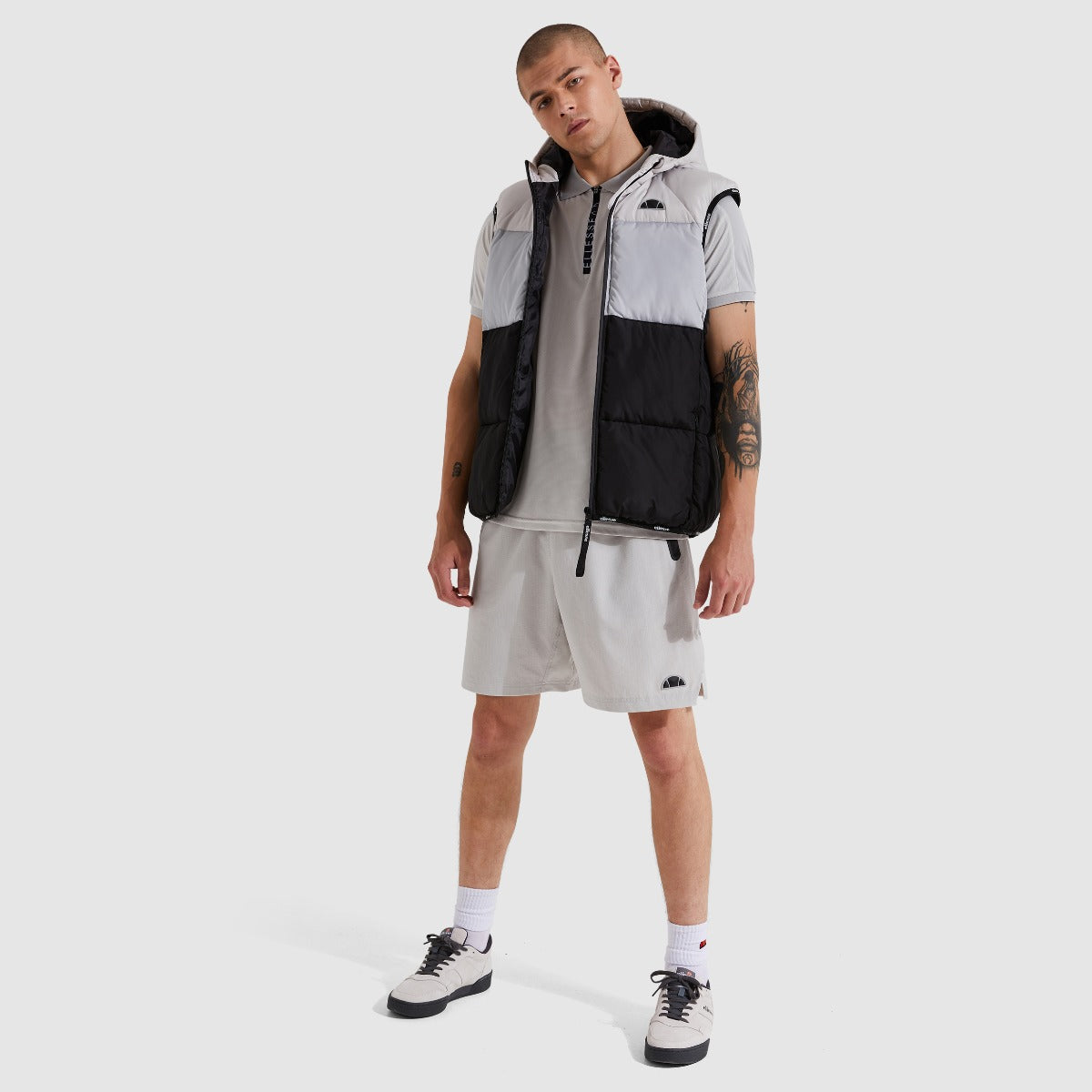 Doudoune sans manches Ellesse Apice - Noir/Gris