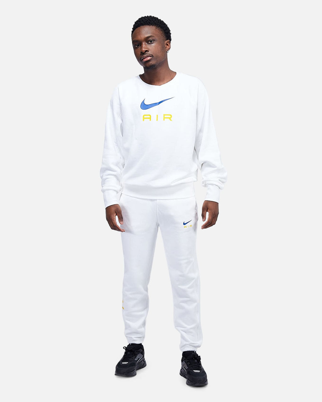 Sweat Nike Air - Blanc/Jaune