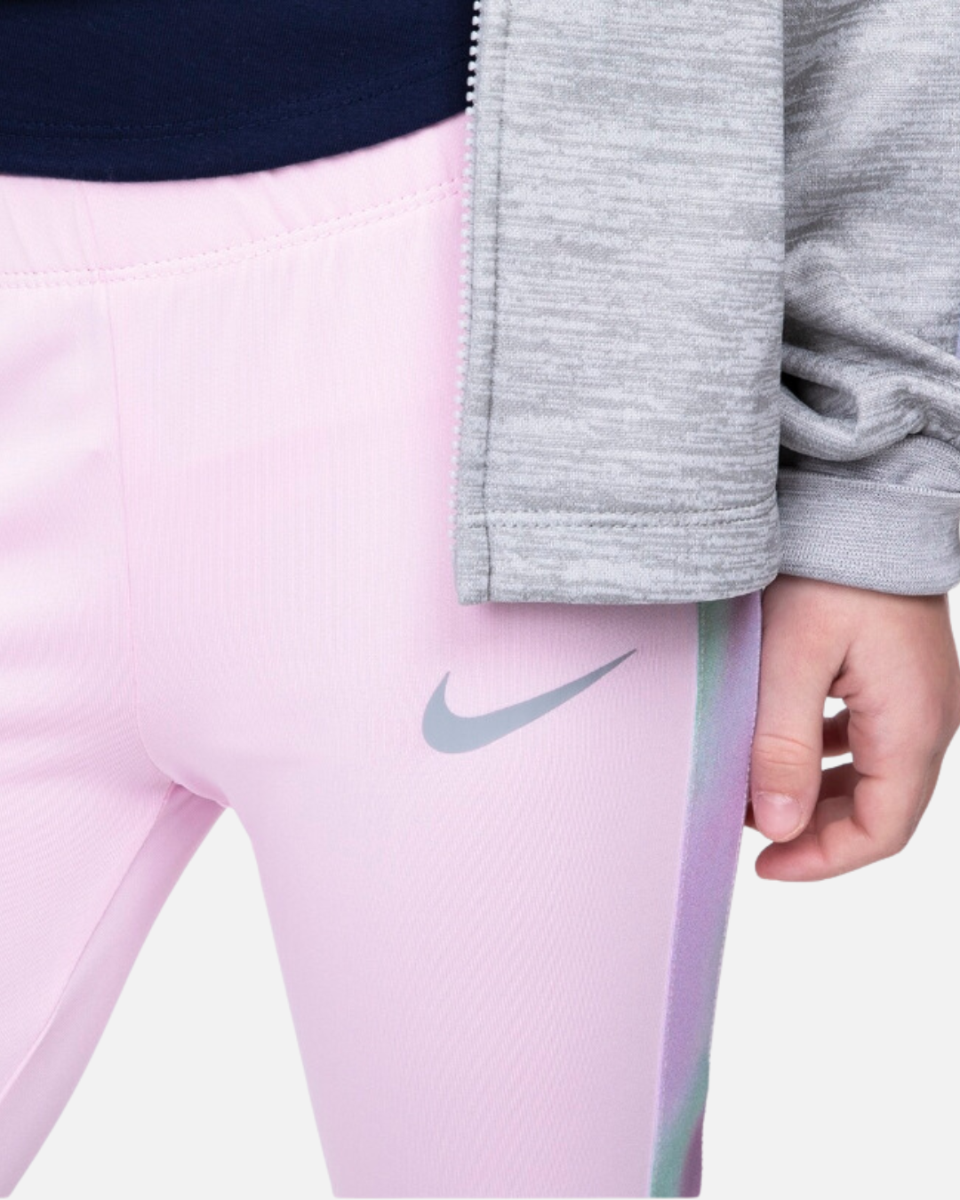Ensemble Nike fille Therma-Fit - Gris/Rose