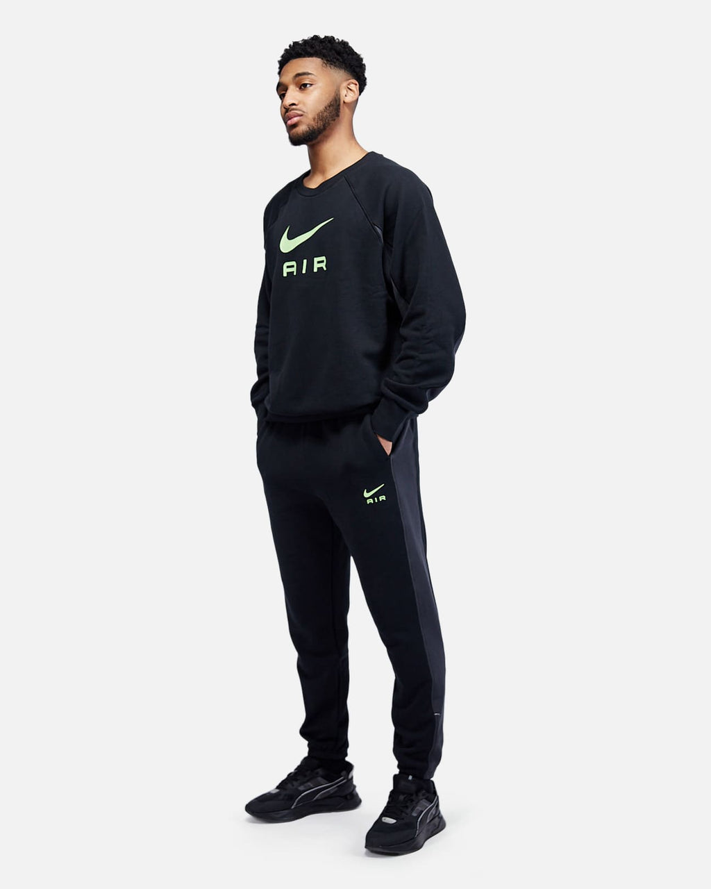 Pantalon Nike Sportswear Air - Noir/Gris/Vert