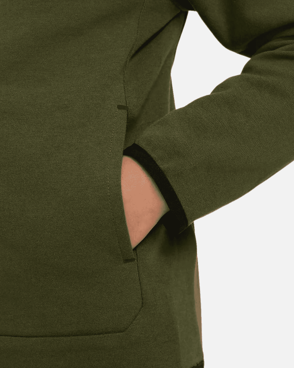 Ensemble Nike Sportswear Tech Fleece Enfant - Kaki/Noir