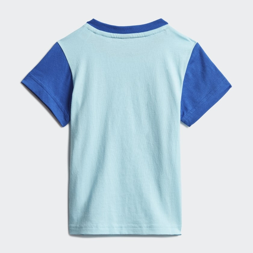 Ensemble T-shirt/Short Adidas Essentials Bébé - Bleu/Bleu