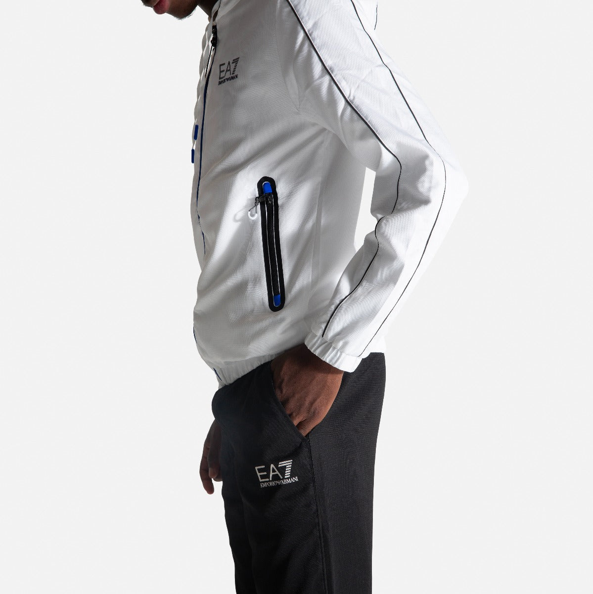 Survêtement EA7 Ventus 7 Dynamic Athlete - Blanc/Noir