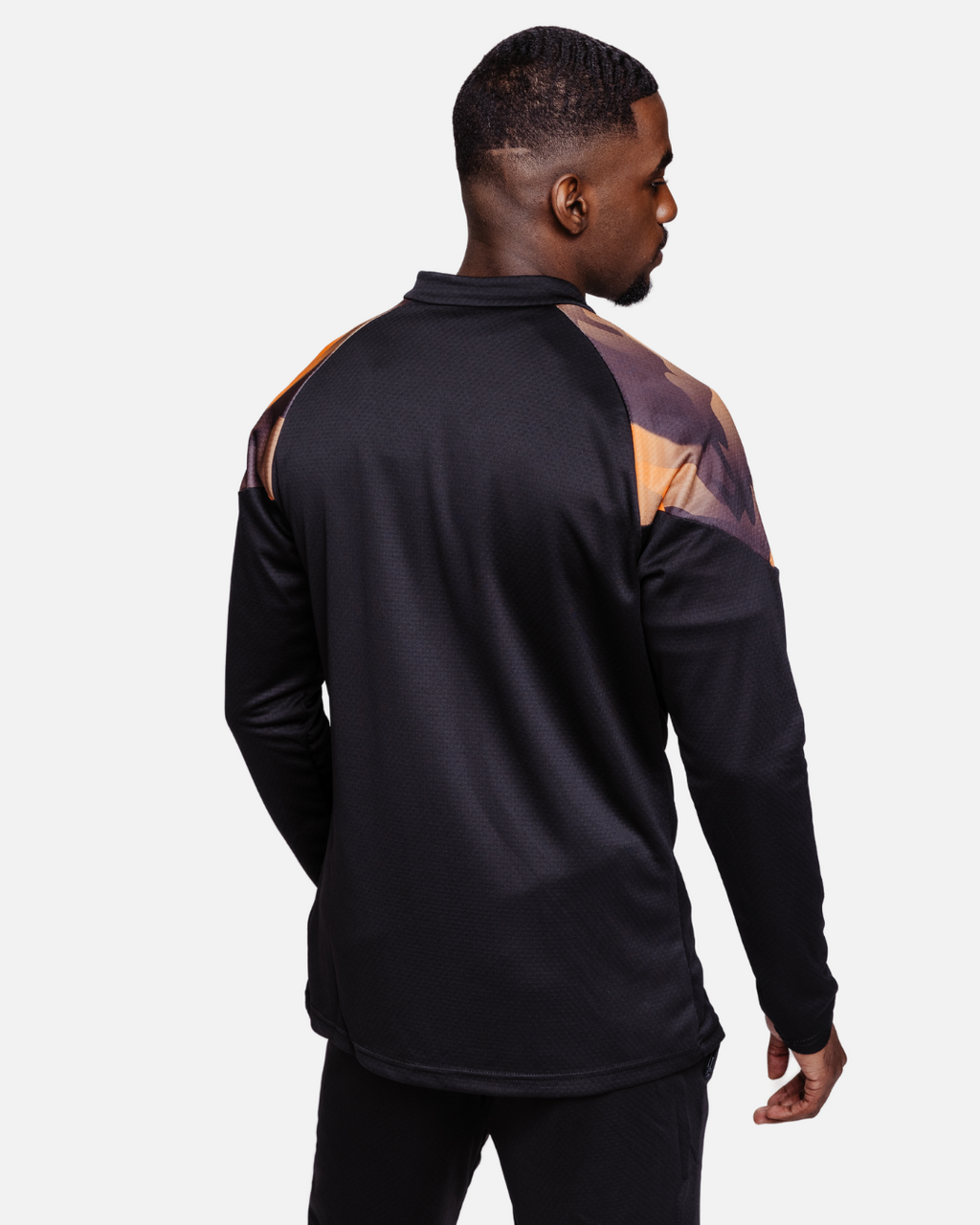 Haut d'entrainement OM - Noir/Orange