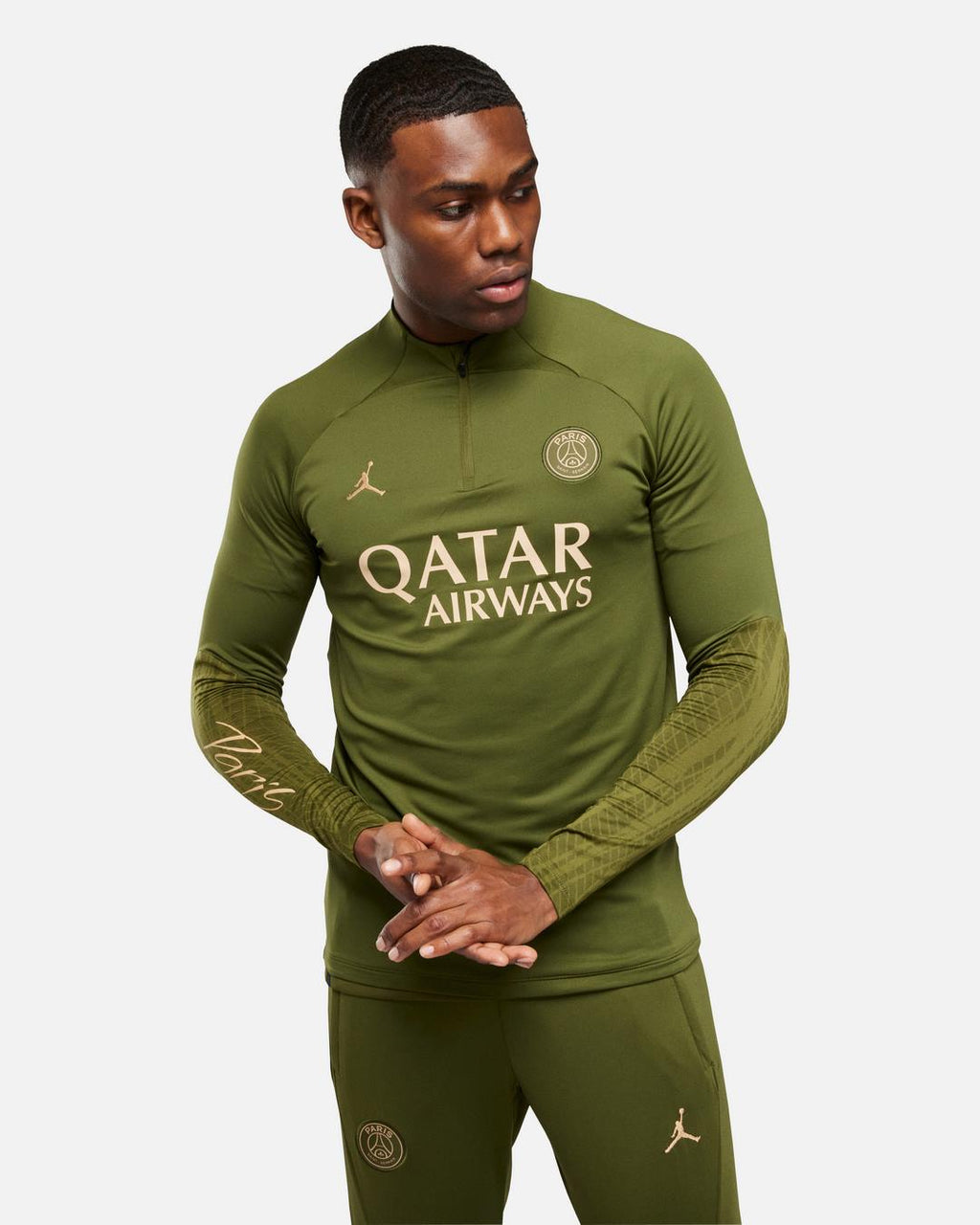Haut d'entrainement PSG x Jordan Strike Fourth - Kaki