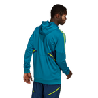 Haut d'entrainement à capuche Juventus - Bleu/Vert