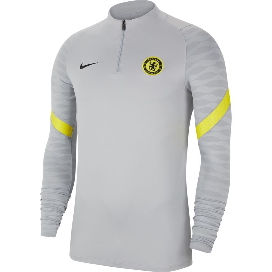 Haut d'entrainement Chelsea Strike Drill - Gris/Jaune