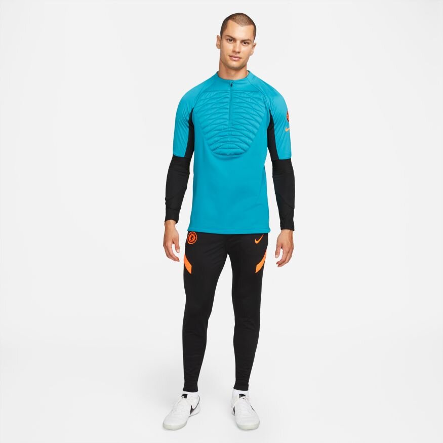 Haut d'entrainement Chelsea Winter Warrior - Bleu/Noir