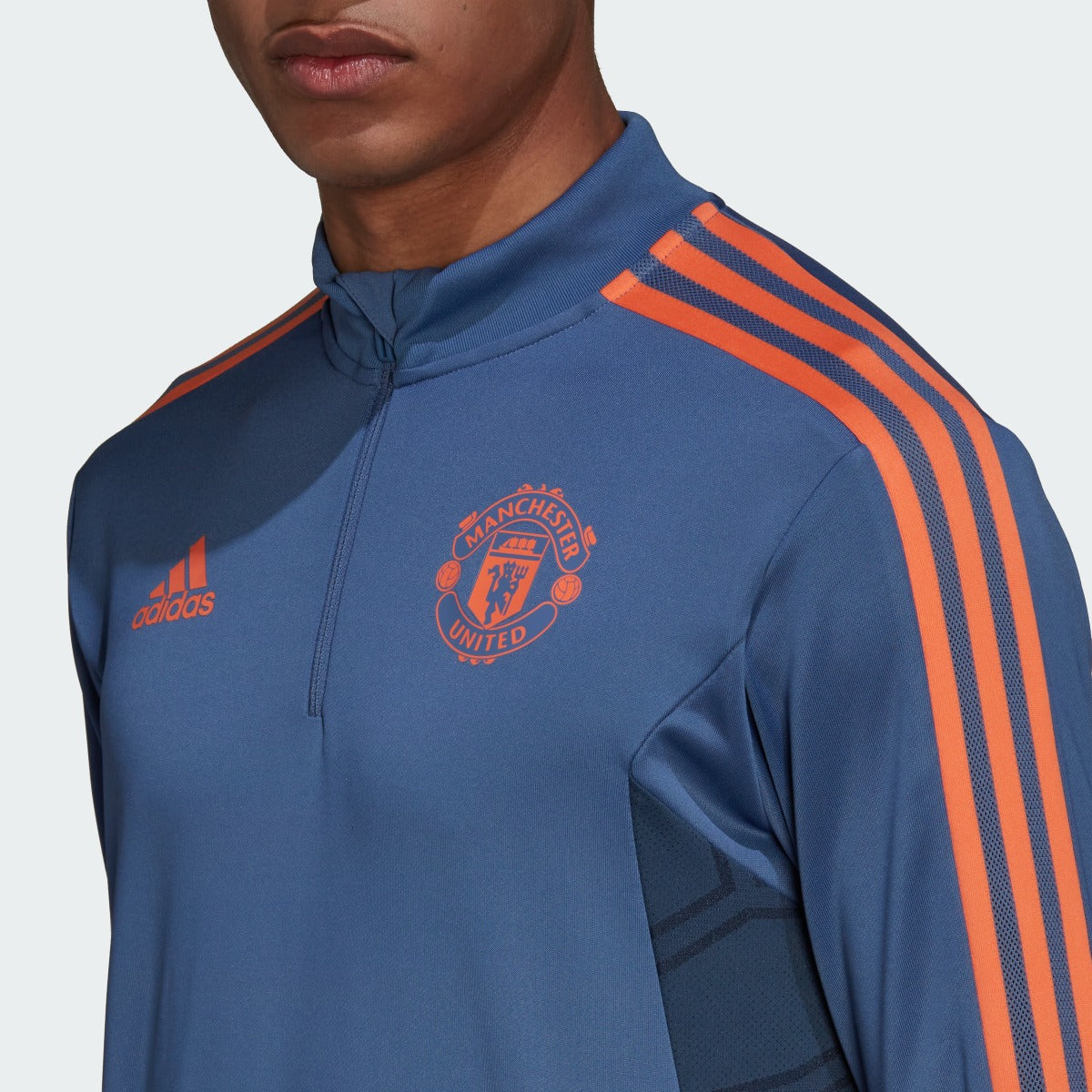 Haut d'entrainement Manchester United Condivo  - Bleu/Orange