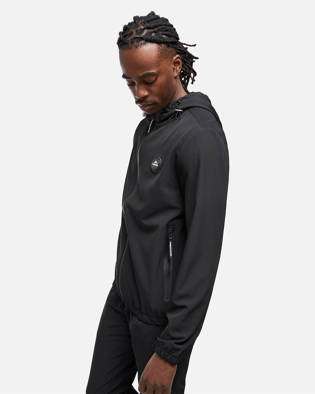 Veste à capuche Helvetica Neptune - Noir