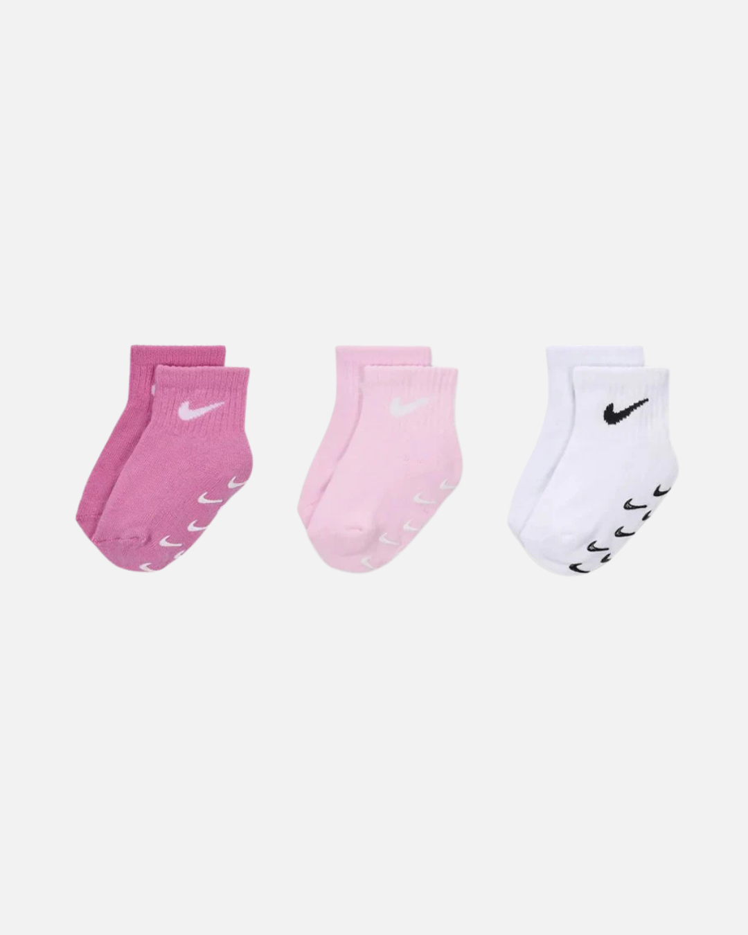 Lot de 3 paires de chaussettes Nike Bébé - Blanc/Rose