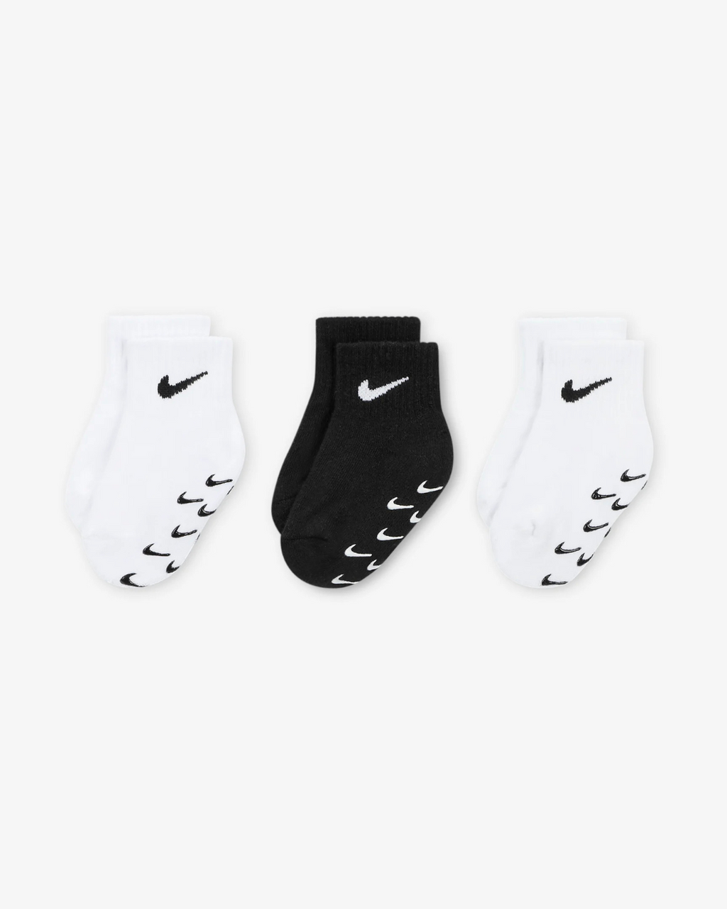 Lot de 3 paires de chaussettes Nike Bébé - Noir/Blanc