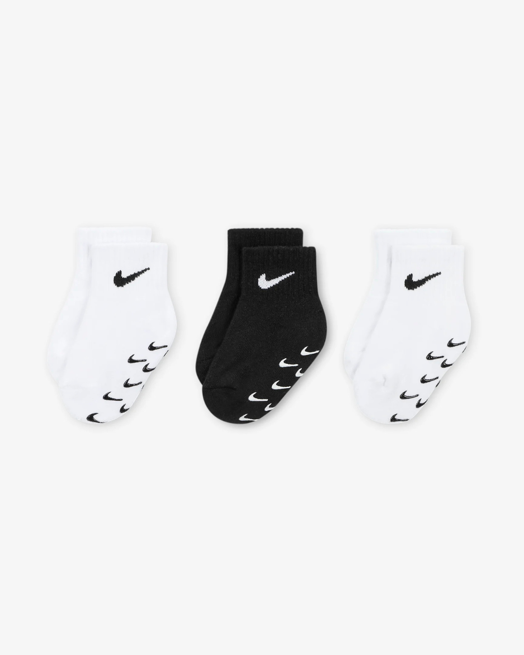 Lot de 3 paires de chaussettes Nike Bébé - Noir/Blanc