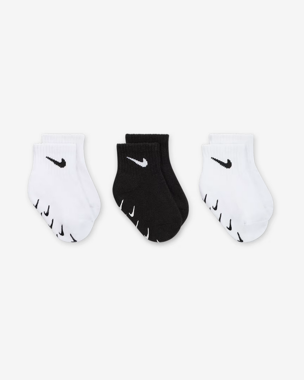 Lot de 3 paires de chaussettes Nike Bébé - Noir/Blanc