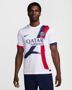 Maillot PSG Extérieur 2025/2026 - Blanc/Bleu/Rouge