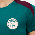 Maillot d'entrainement PSG Junior - Vert/Bordeaux