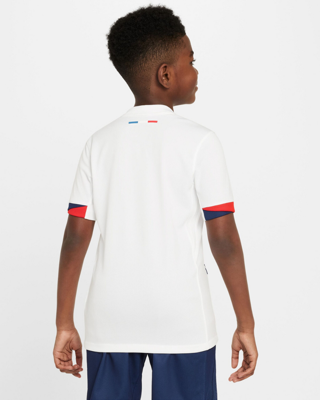 Maillot PSG  Extérieur Junior 2025/2026 - Blanc/Bleu/Rouge