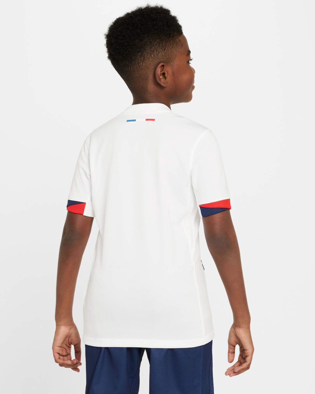 Maillot PSG  Extérieur Junior 2025/2026 - Blanc/Bleu/Rouge