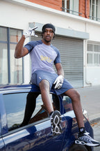 Short d'entrainement Tottenham - Gris/Blanc