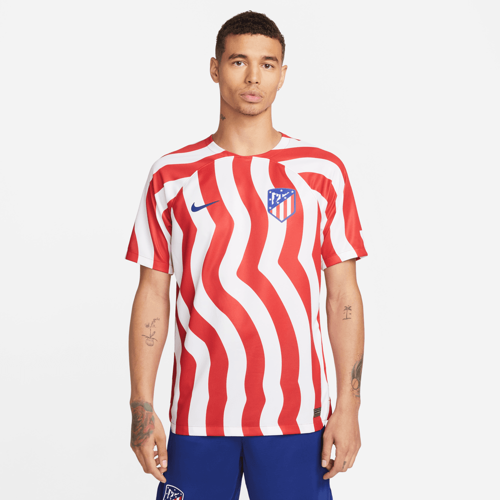Maillot Domicile Atletico Madrid - Blanc/Rouge