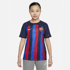 Maillot Domicile FC Barcelone Junior  - Bleu/Rouge