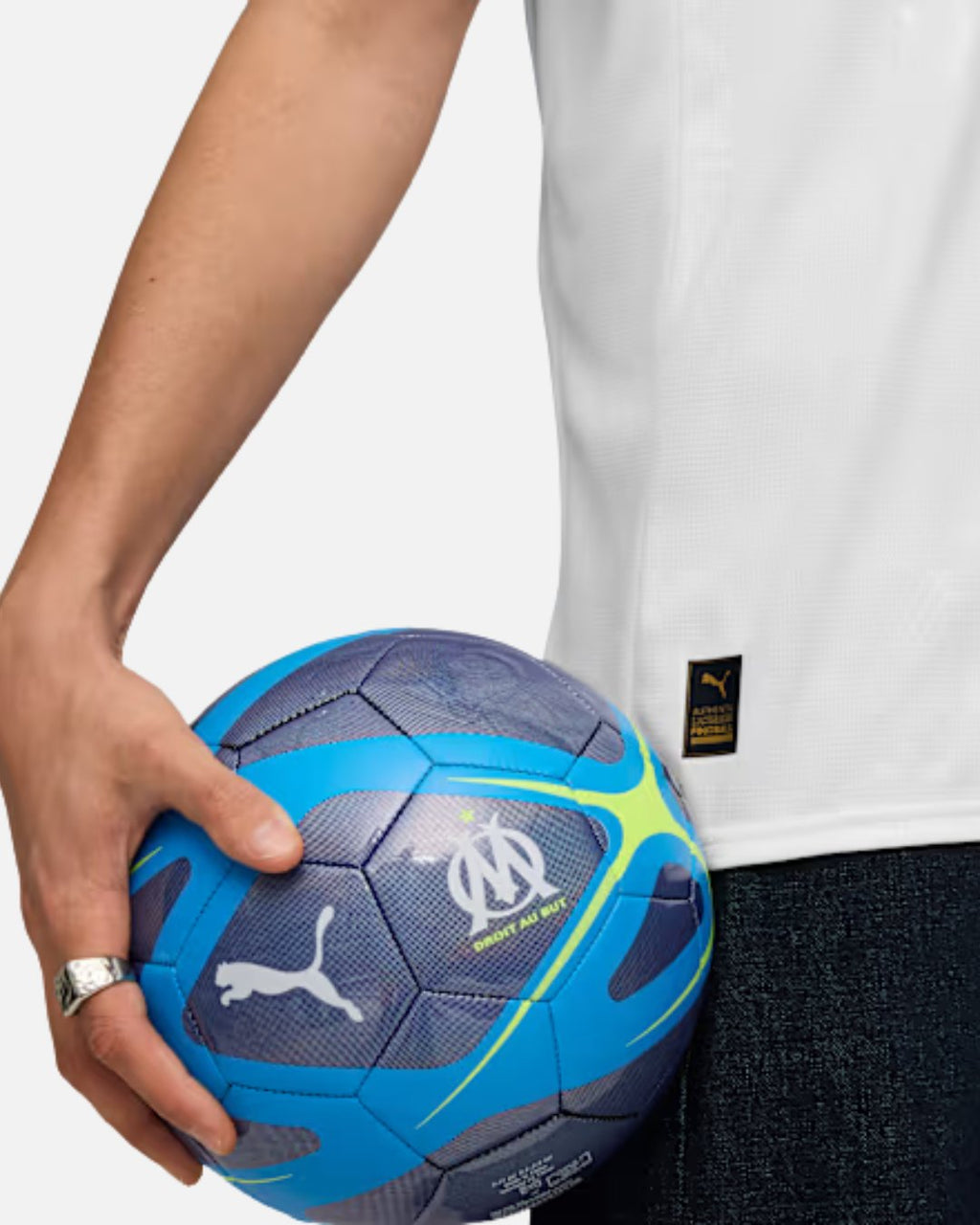 Maillot Domicile OM 2025/2026 - Blanc