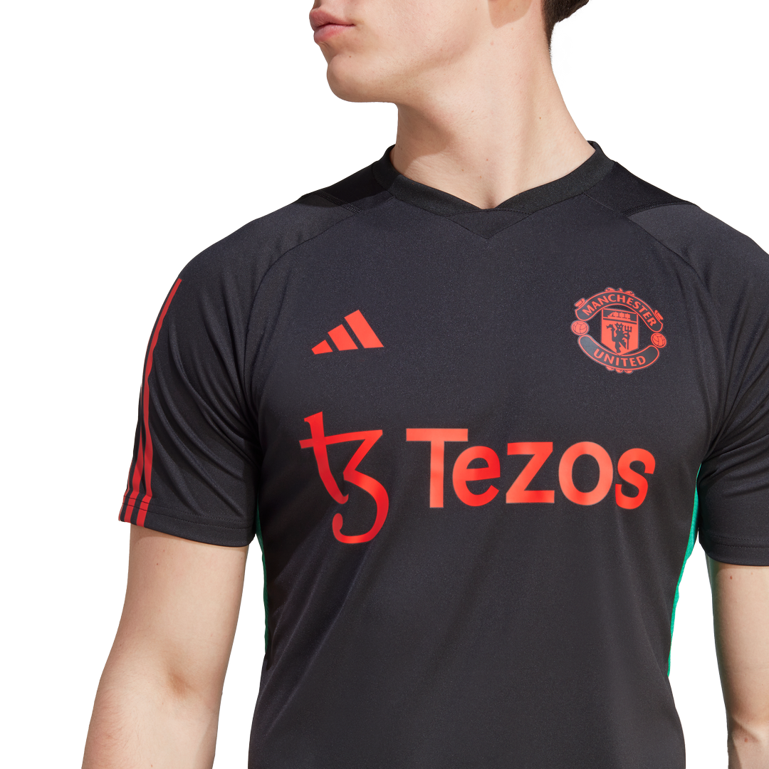 Maillot d'entrainement Manchester United - Noir/Rouge