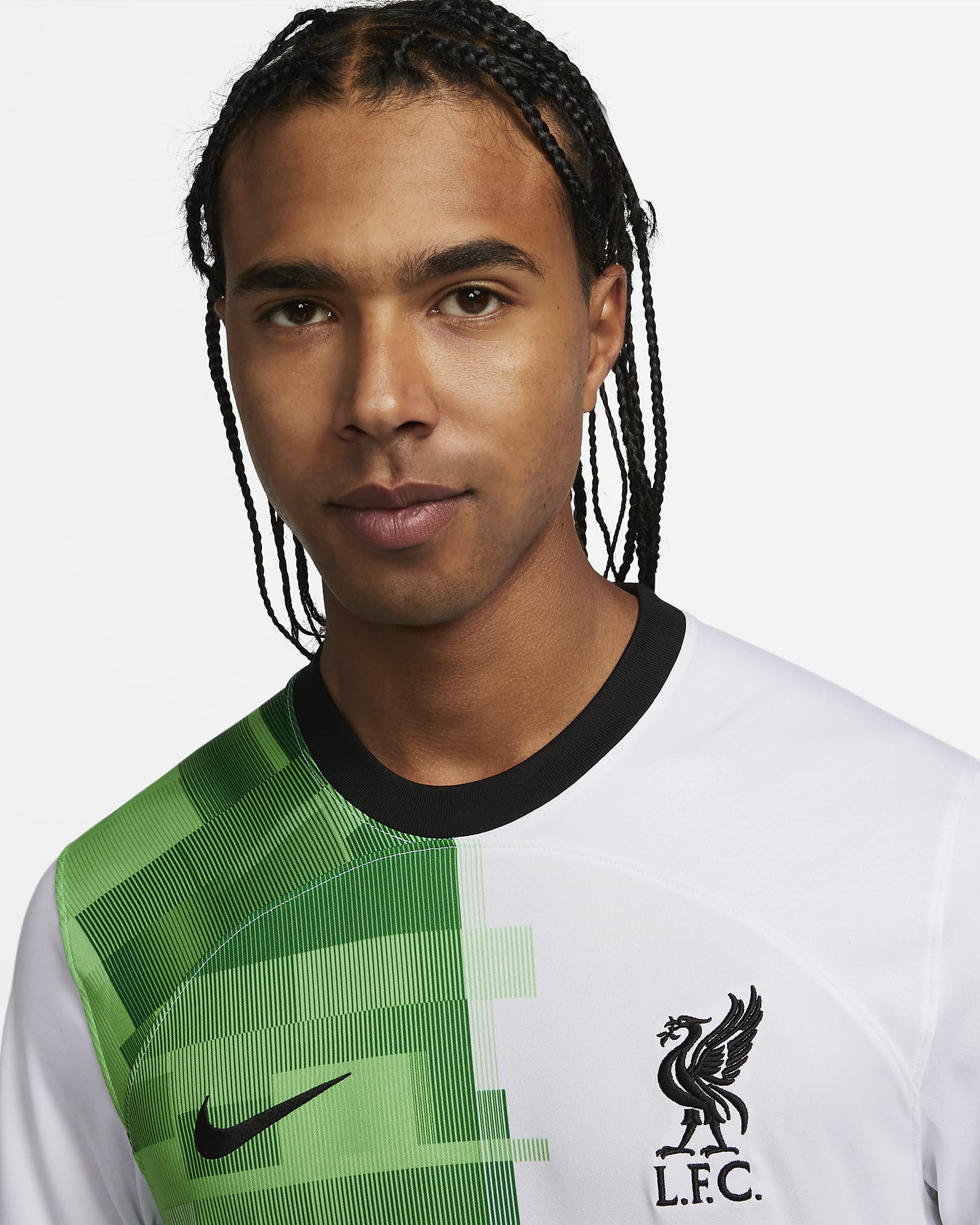 Maillot Extérieur Liverpool  - Blanc/Vert/Noir
