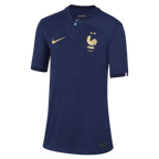 Maillot Equipe de France Domicile Junior 2022 - Bleu/Doré