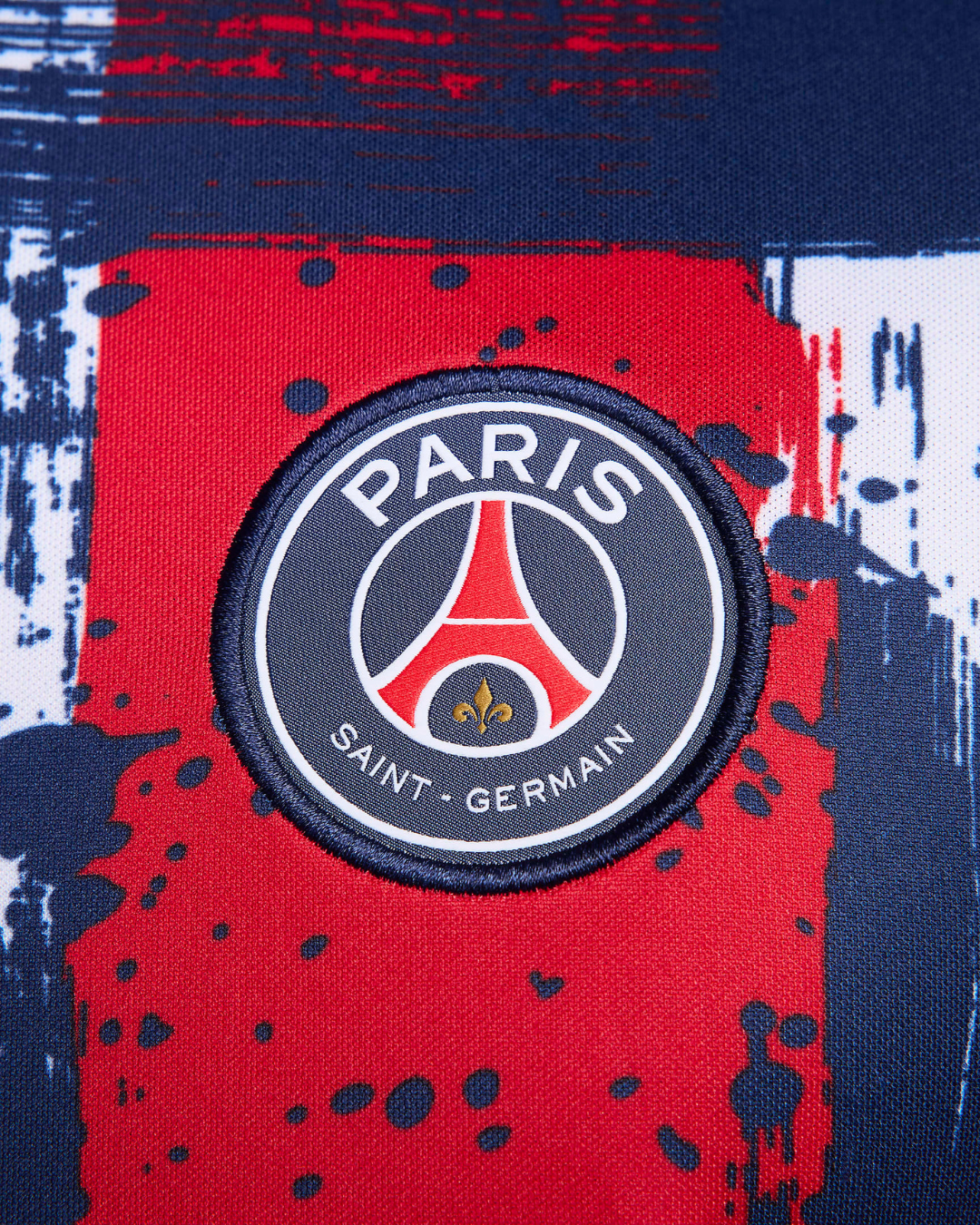 Maillot pré-match PSG - Bleu/Rouge/Blanc