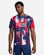 Maillot pré-match PSG - Bleu/Rouge/Blanc
